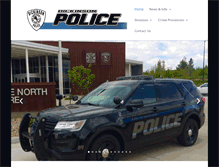 Tablet Screenshot of dickinsonpd.com